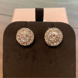 Crystal post earrings